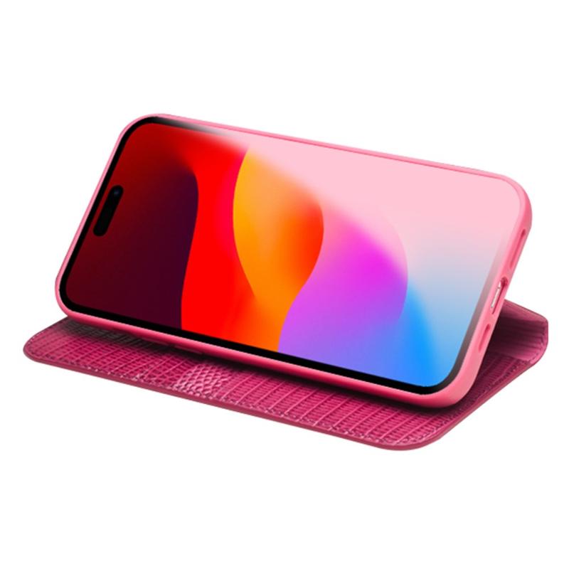 Étui Portefeuille SHIELDON Cuir Pour IPhone 15 Pro Max – Noir