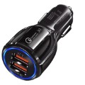 Chargeur Voiture Rapide Quick Charge 3.0 30W DC-681 - 2 x USB - Noir