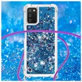 Coque Samsung Galaxy A03s en TPU - Série Quicksand - Bleue