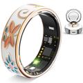 R18 Elegant Enamel Smart Ring - Taille : 19.8mm - Imagée