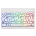 RGB-030 Clavier sans fil Bluetooth de 10 pouces avec rétroéclairage RVB - US Layout