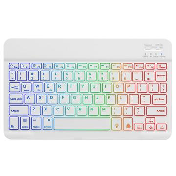 RGB-030 Clavier sans fil Bluetooth de 10 pouces avec rétroéclairage RVB - US Layout