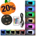 Ruban LED de Décoration RVB avec 16 Couleurs - 5m