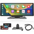 RH-W517 Écran sans fil CarPlay / Android Auto 10.3" avec émetteur FM et connectivité Bluetooth