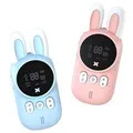 Talkies-walkies Rabbit Design XJ11 pour Enfants - Bleu & Rose
