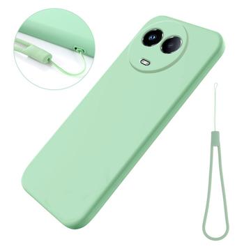 Coque Realme 11/11x en Silicone Liquide - Verte