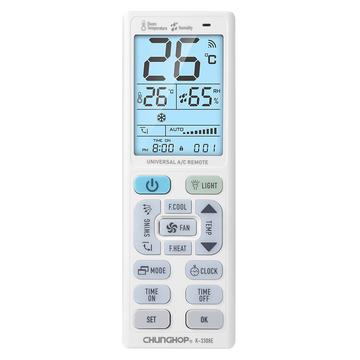 Télécommande universelle rechargeable pour climatiseurs avec affichage de la température et de l\'humidité