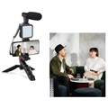 Kit Vlogging pour Diffusion en Direct KIT-01LM - Noir