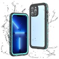 Coque Étanche iPhone 13 Pro Max Redpepper Dot+ - IP68 - Bleue / Noire