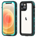 Coque Étanche iPhone 13 Mini Redpepper Dot+ - IP68 - Bleue / Noire