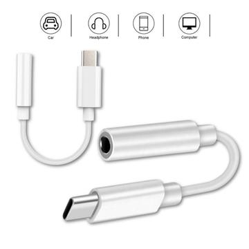 Reekin Adaptateur USB-C / 3.5mm de haute qualité - Blanc