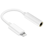 Reekin Adaptateur audio Lightning vers jack 3.5mm - 10cm - Blanc