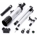 Télescope Réfracteur avec Trépied pour Débutants - 90x, 50mm, 390mm