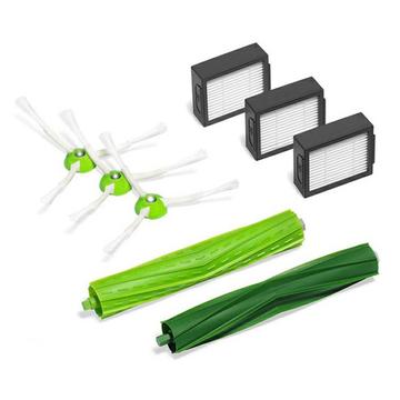 Kit de pièces de rechange pour iRobot Roomba i3/i4/i6/i7/E5/E6/E7 - Brosse principale, brosses latérales et filtres - 8 Pcs.