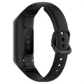 Bracelet en Silicone de Rechange avec Cadre Intégré Samsung Galaxy Fit 2 - Noir