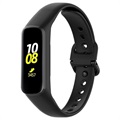 Bracelet en Silicone de Rechange avec Cadre Intégré Samsung Galaxy Fit 2 - Noir