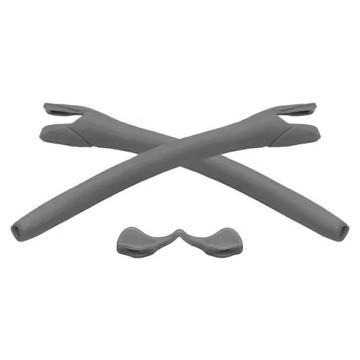 Temples et plaquettes de nez de remplacement pour les lunettes de soleil Oakley Radar - Gris