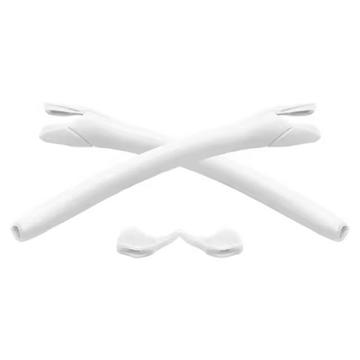 Temples et plaquettes de nez de remplacement pour les lunettes de soleil Oakley Radar - Blanc