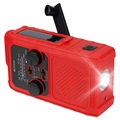 Radio Portable à Manivelle Retekess TR201 - Rouge