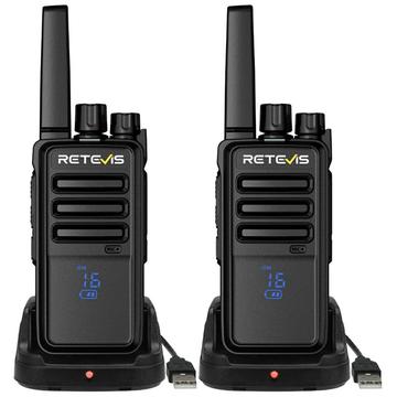 Retevis RT668H Talkie Walkie avec écran caché - Noir