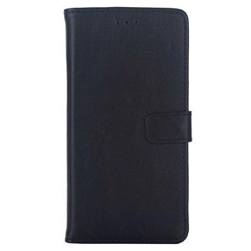 Etui Portefeuille Rétro pour Samsung Galaxy A5 (2016) - Noir