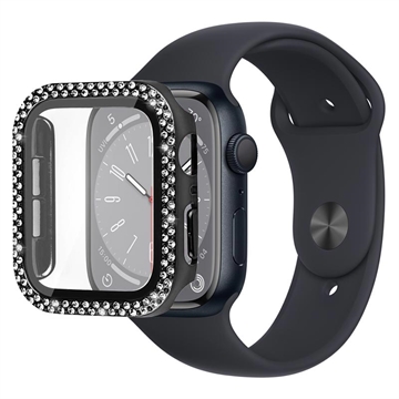 Coque Apple Watch Series 7 avec Verre Trempé - 45mm - Noire