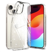 Coque iPhone 15 en TPU Ringke Air Glitter - Transparente