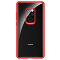 Coque Hybride Huawei Mate 20 Rock Crystal Clear - Rouge / Transparent