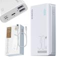 Romoss Sense 4S Pro 10000mAh/30W Power Bank - 2xUSB-A, USB-C - Blanc