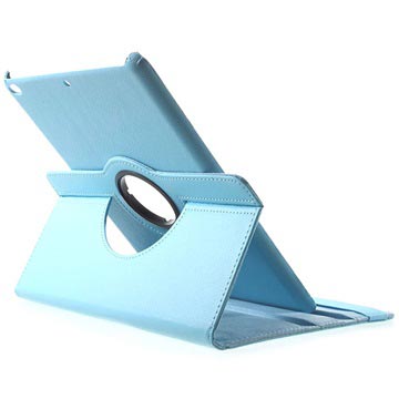 Etui Rotatif pour iPad 9.7 - Azur Clair