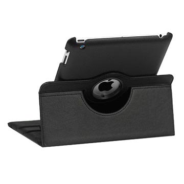 Etui Rotatif pour iPad 2, iPad 3, iPad 4 - Noir