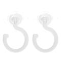 Crochet de suspension adhésif rotatif - 2 Pcs. - Blanc