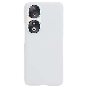 Coque Honor 90 en Plastique Caoutchouté - Blanche