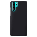 Coque Huawei P30 Pro en Plastique Caoutchouté - Noire