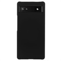 Coque Google Pixel 6a en Plastique Caoutchouté - Noire