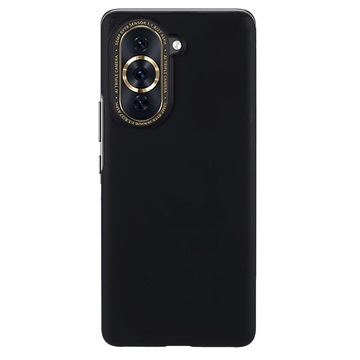 Coque Huawei Nova 10 Pro en Plastique Caoutchouté - Noire