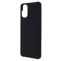 Coque Motorola Moto G22 en Plastique Caoutchouté - Noire