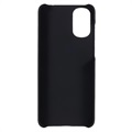 Coque Motorola Moto G22 en Plastique Caoutchouté - Noire