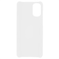 Coque Motorola Moto G22 en Plastique Caoutchouté - Blanche