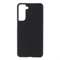 Coque Samsung Galaxy S21 FE 5G en Plastique Caoutchouté - Noire