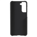 Coque Samsung Galaxy S21 FE 5G en Plastique Caoutchouté - Noire