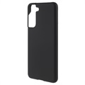 Coque Samsung Galaxy S21 FE 5G en Plastique Caoutchouté - Noire