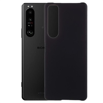 Coque Sony Xperia 1 III en Plastique Caoutchouté - Noire