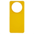 Coque Xiaomi 12S Ultra en Plastique Caoutchouté - Jaune