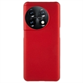 Coque OnePlus 11 en Plastique Caoutchouté - Rouge