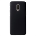 Coque OnePlus 6T en Plastique Caoutchouté - Noire