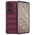 Coque Honor 70 Pro en TPU - Série Rugged - Bordeaux