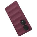 Coque Honor 70 Pro en TPU - Série Rugged - Bordeaux