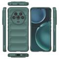 Coque Honor Magic4 en TPU Rugged Série - Verte