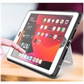 Coque Hybride iPad 10.2 2019/2020/2021 avec Béquille - Série Rugged - Blanc